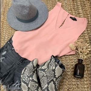 Pink Forever 21 sleeveless top